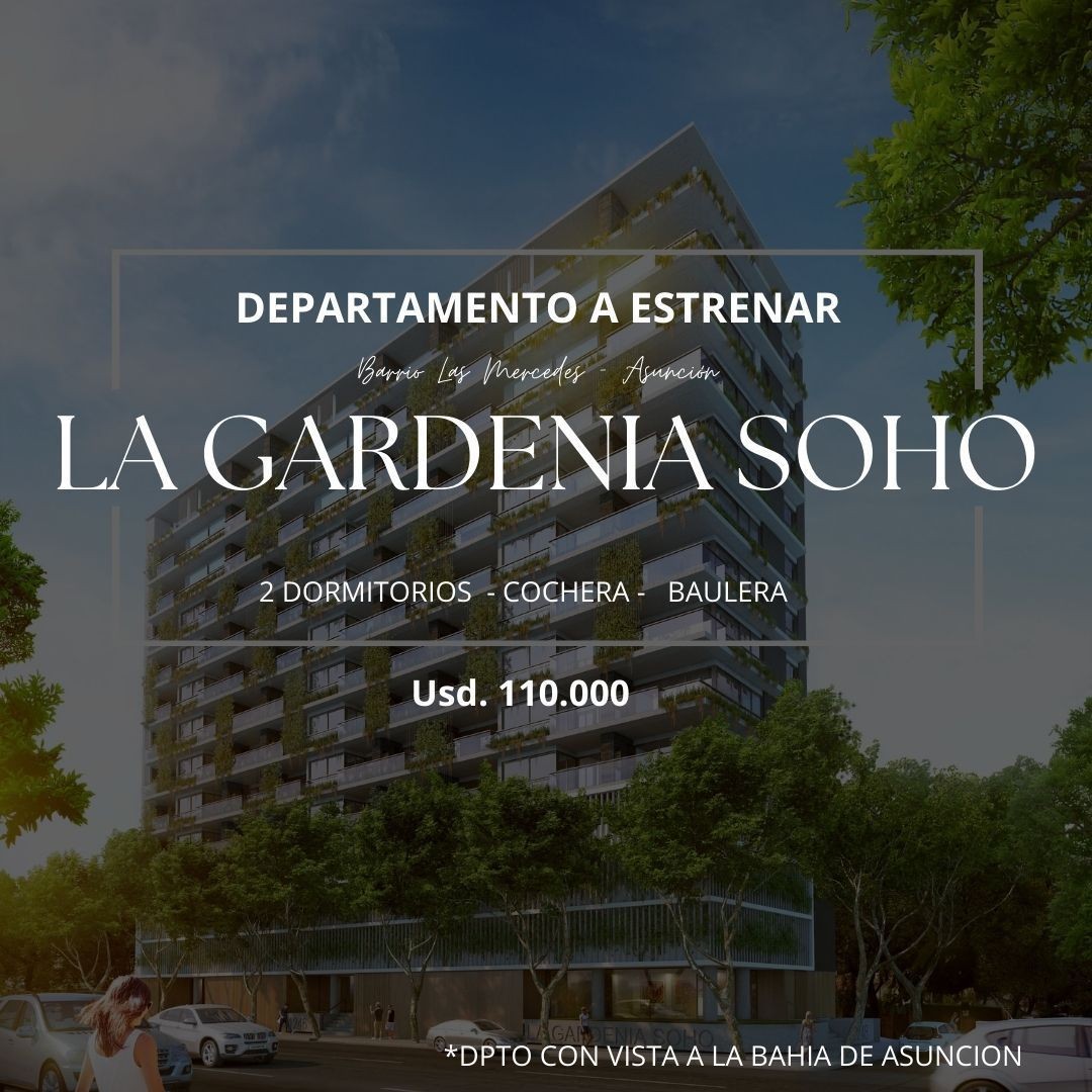 DEPARTAMENTO EN VENTA LA GARDENIA SOHO EN BARRIO LAS MERCEDES — foto 3