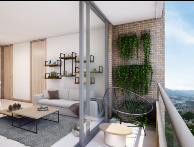 Apartamento de 3 alcobas en venta en Sabaneta Real, Sabaneta, 85 m² · foto 3 de 9