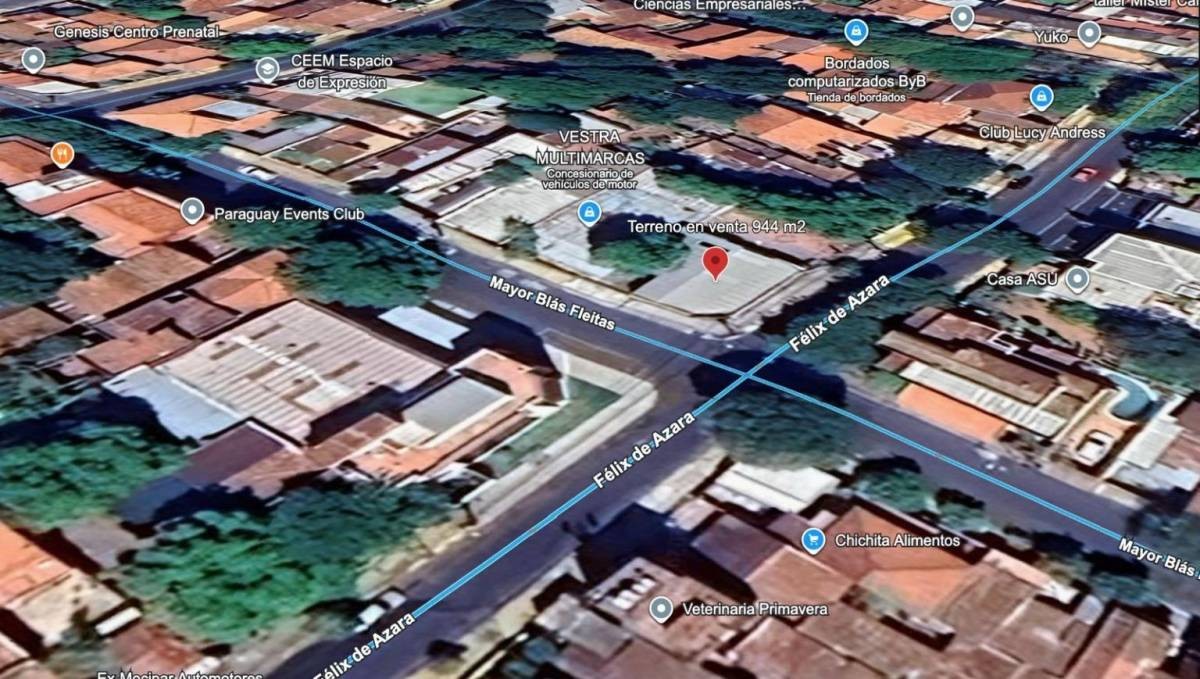 Vendo terreno en esquina 944 m2 centro de Asunción Ciudad Nueva — foto 3