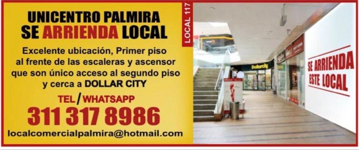 Local en arriendo en Unicentro Palmira, Palmira, 42 m² · foto 9 de 9