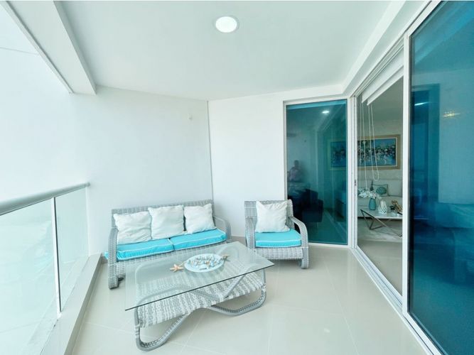 Apartamento de 2 alcobas en venta en La Boquilla, Cartagena, 103 m² · foto 4 de 24