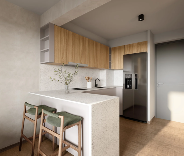 Apartamento de 1 alcoba en venta en Versalles, Cali, 34 m² · foto 3 de 11