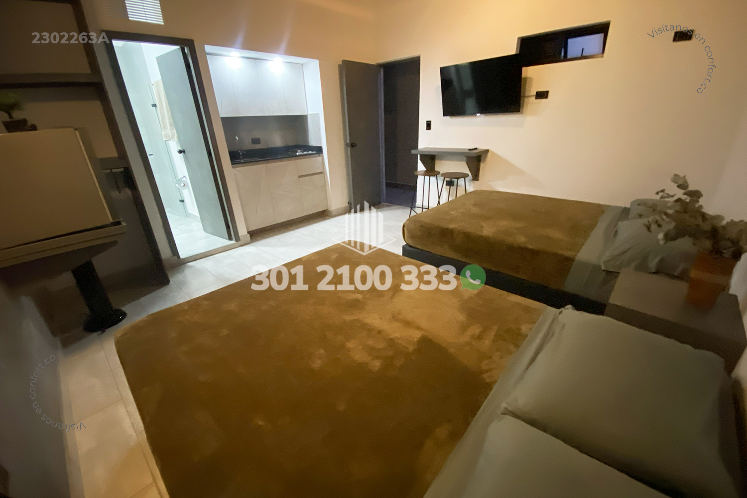 Apartaestudio en arriendo en Laureles, Medellín · foto 6 de 14