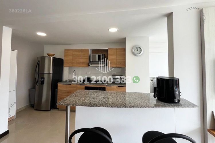Apartamento de 1 alcoba en arriendo en Los Balsos, Medellín, 55 m² · foto 5 de 19