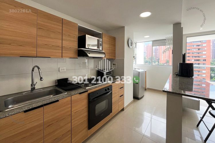 Apartamento de 1 alcoba en arriendo en Los Balsos, Medellín, 55 m² · foto 6 de 19