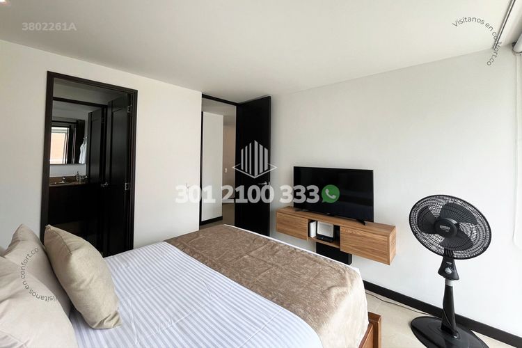 Apartamento de 1 alcoba en arriendo en Los Balsos, Medellín, 55 m² · foto 12 de 19