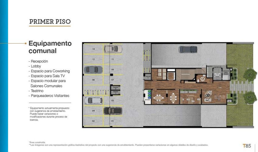Apartamento de 2 alcobas en venta en La Cabrera, Bogotá, 90 m² · foto 4 de 19