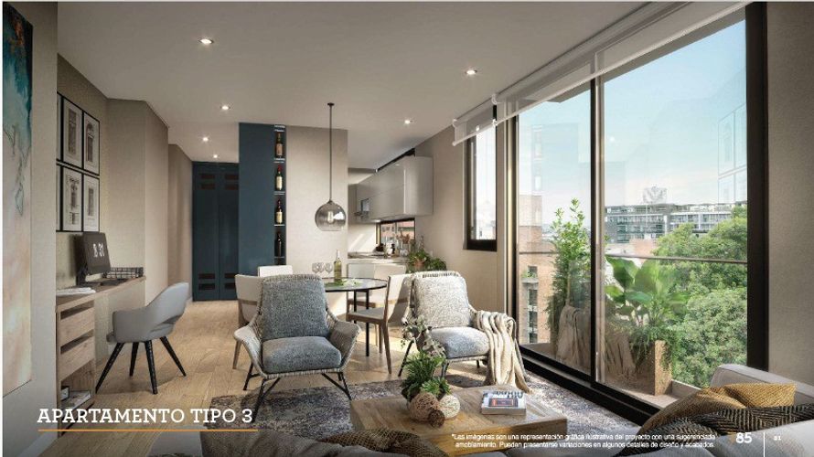 Apartamento de 2 alcobas en venta en La Cabrera, Bogotá, 90 m² · foto 12 de 19