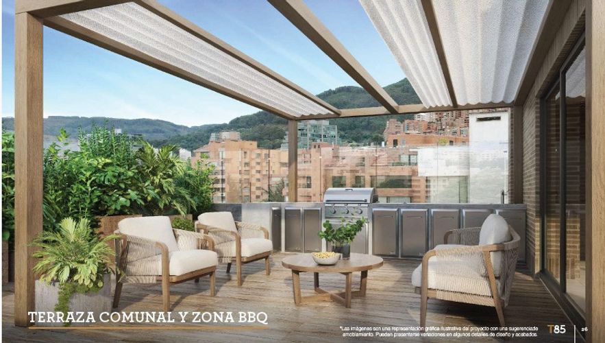 Apartamento de 2 alcobas en venta en La Cabrera, Bogotá, 90 m² · foto 15 de 19