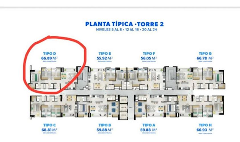 Apartamento de 3 alcobas en venta en San Jose, Sabaneta, 67 m² · foto 3 de 3