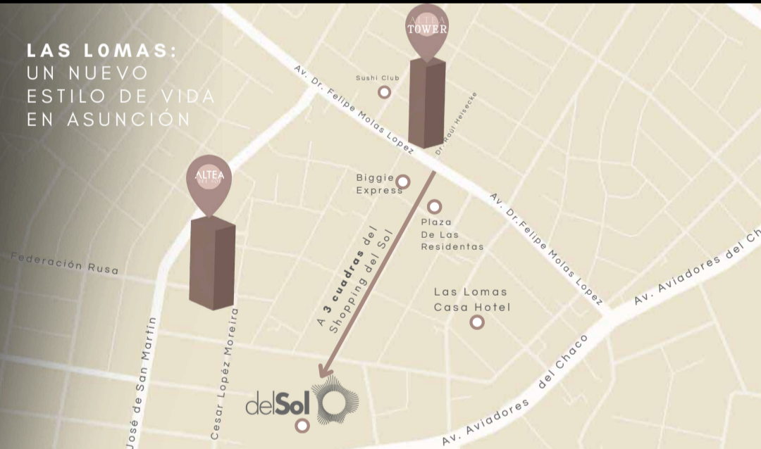 DPTOS EN PRE-LANZAMIENTO. ZONA SHOPPING DEL SOL. INVERTI EN LA MEJOR ZONA DE PARAGUAY — foto 2