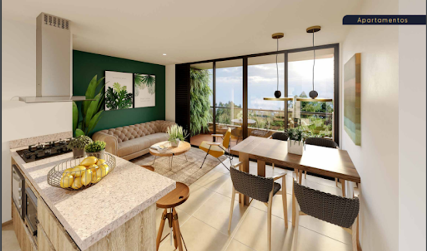 Apartamento de 3 alcobas en venta en El Retiro, 77 m² · foto 8 de 9
