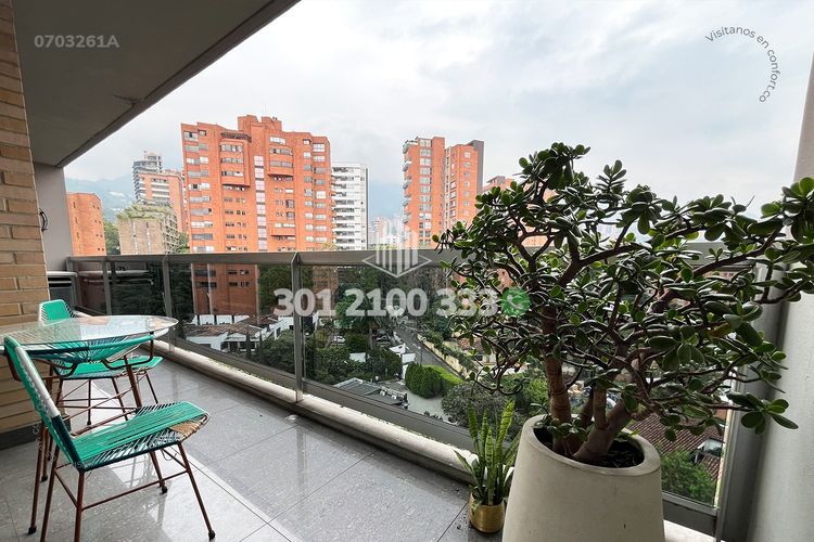 Apartamento de 2 alcobas en arriendo en Castropol, Medellín, 104 m² · foto 6 de 24