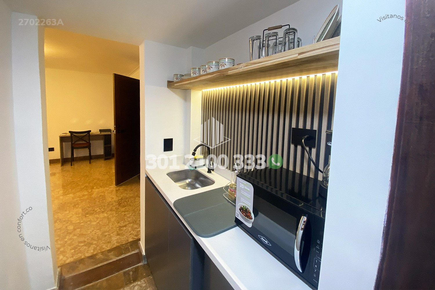 Apartaestudio en arriendo en Laureles, Medellín · foto 13 de 17