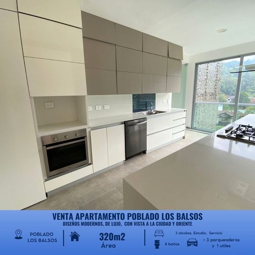 Apartamento de 3 alcobas en venta en Los Balsos, Medellín, 320 m² · foto 16 de 24