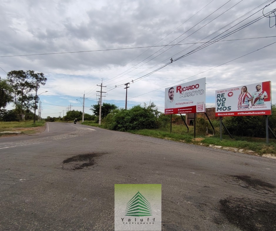 VILLETA TERRENO EN ESQUINA SOBRE ASFALTO 25000 M2 EN LA ENTRADA DESDE ACCESO SUR POR YTORORO — foto 2