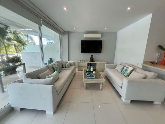 Apartamento de 2 alcobas en arriendo en Punta Canoa, Cartagena, 167 m² · foto 5 de 22
