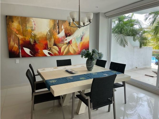 Apartamento de 2 alcobas en arriendo en Punta Canoa, Cartagena, 167 m² · foto 12 de 22