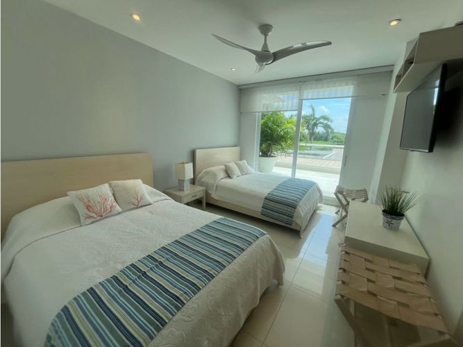 Apartamento de 2 alcobas en arriendo en Punta Canoa, Cartagena, 167 m² · foto 14 de 22