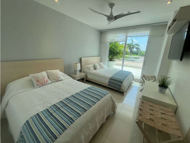 Apartamento de 2 alcobas en arriendo en Punta Canoa, Cartagena, 167 m² · foto 15 de 22