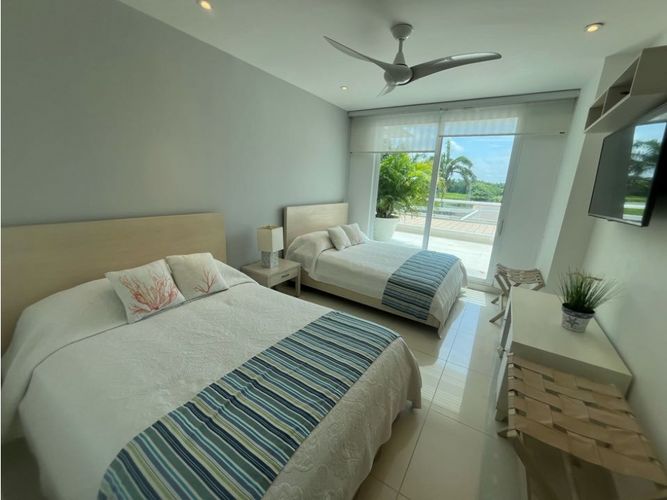 Apartamento de 2 alcobas en arriendo en Punta Canoa, Cartagena, 167 m² · foto 16 de 22
