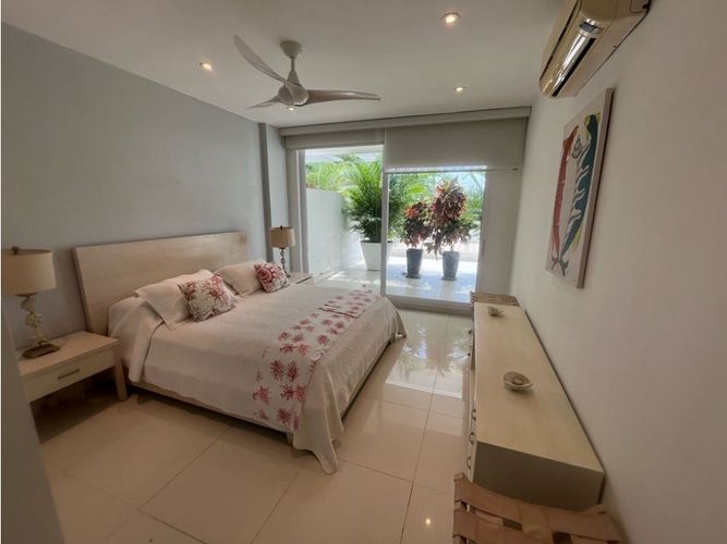 Apartamento de 2 alcobas en arriendo en Punta Canoa, Cartagena, 167 m² · foto 18 de 22