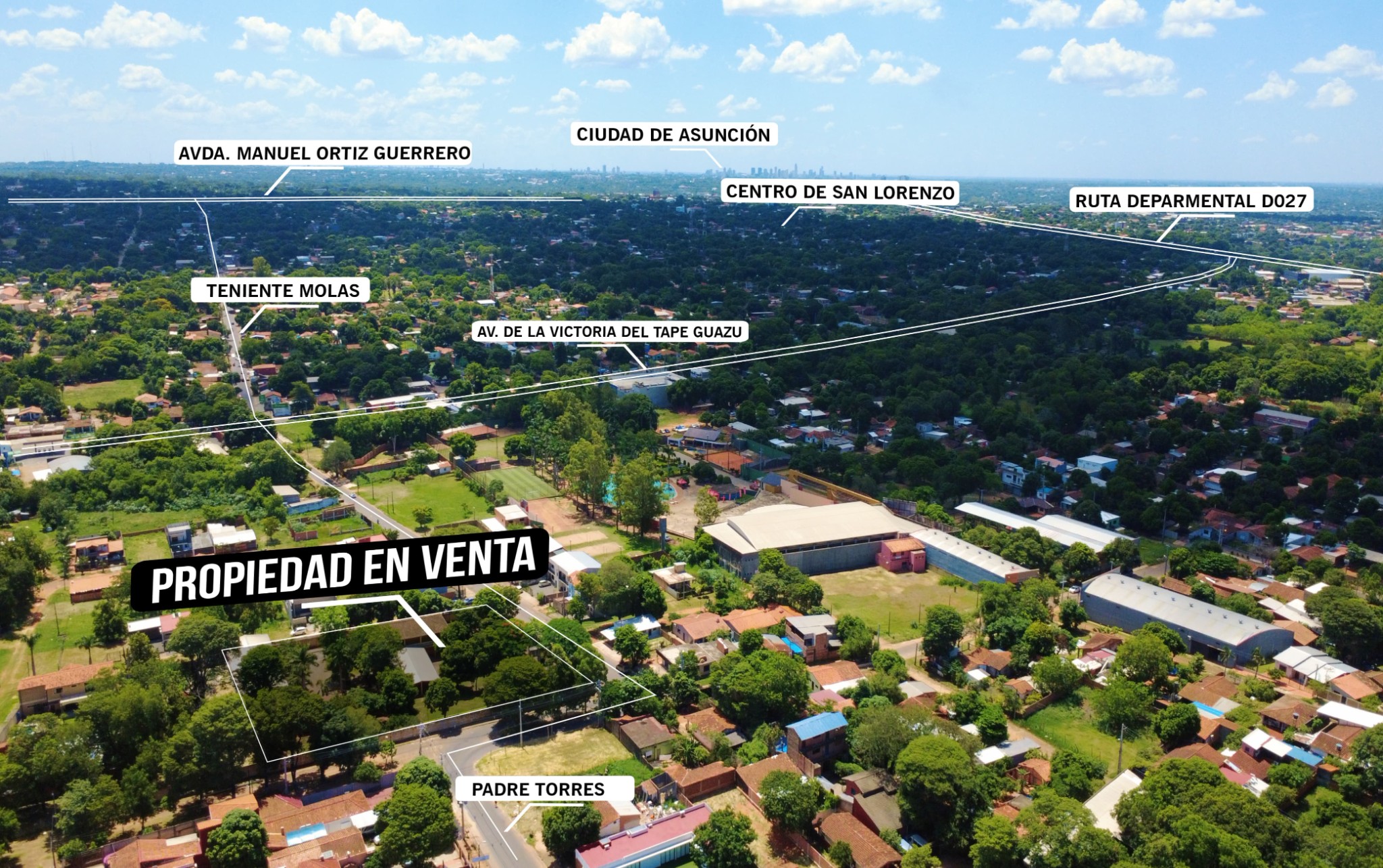AMPLIO TERRENO COMERCIAL CON ALTA VISIBILIDAD EN SAN LORENZO (C.L.) — foto 2