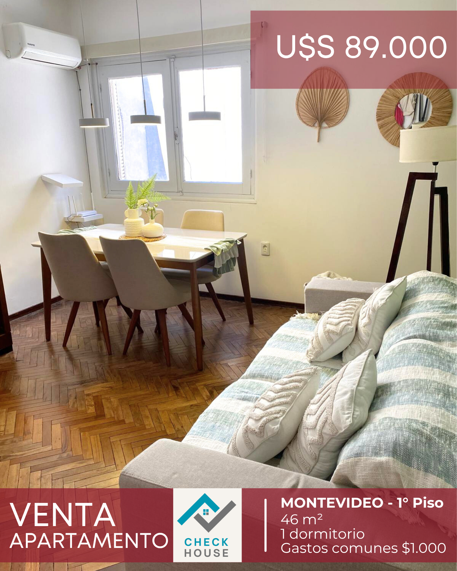 VENTA DE APARTAMENTO EN MONTEVIDEO, BELLA VISTA