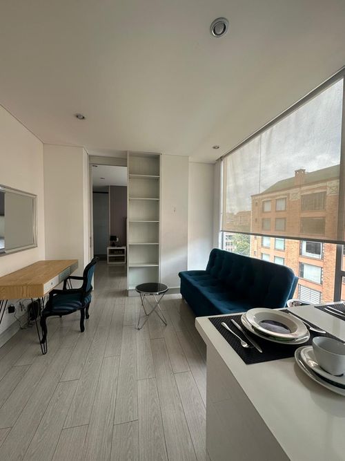 Apartamento de 1 alcoba en venta en Chico, Bogotá, 37 m² · foto 5 de 14