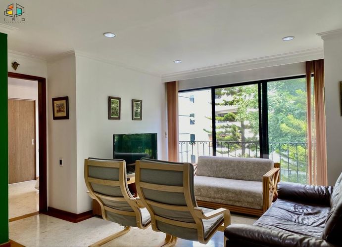 Apartaestudio en arriendo en La Aguacatala, Medellín, 57 m² · foto 2 de 15