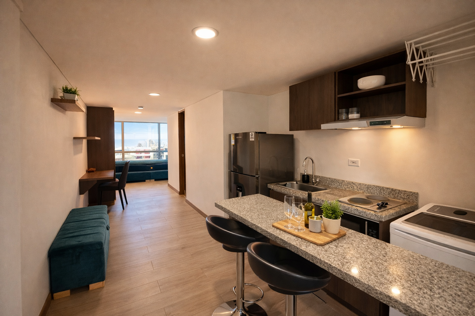 Apartaestudio en Arriendo en Chapinero, Bogotá en Cataluna