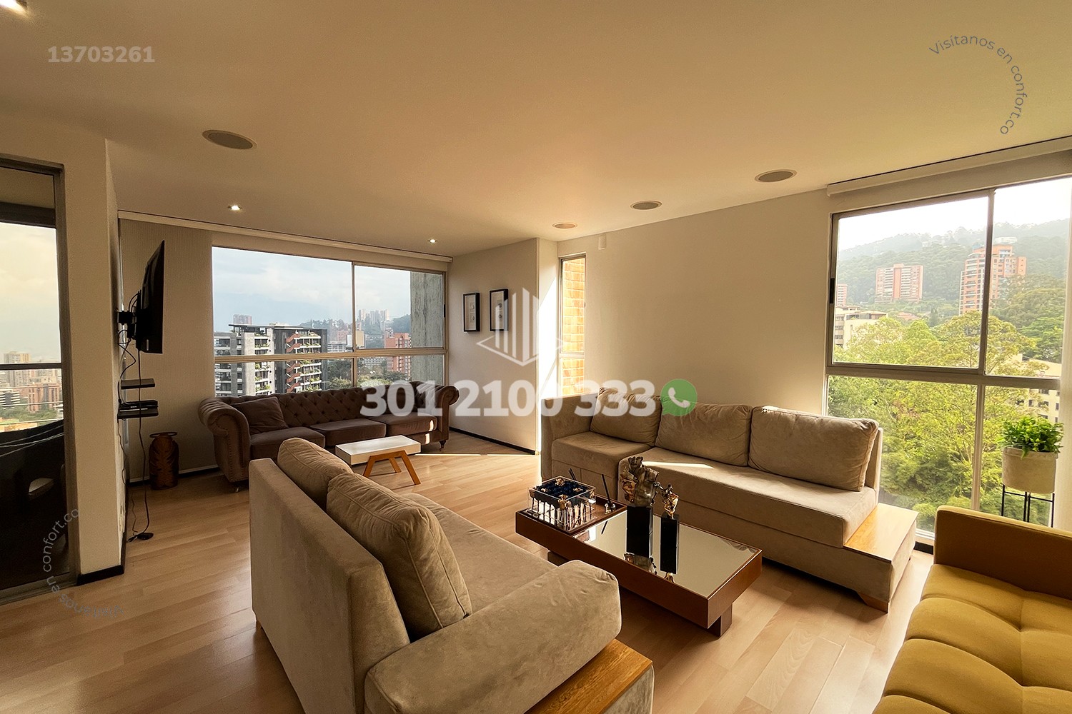 Apartamento en arriendo en El Tesoro, Medellín · foto 3 de 24
