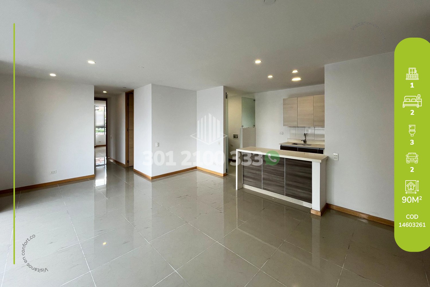 2BR Apartment in Castropol (90 m²)