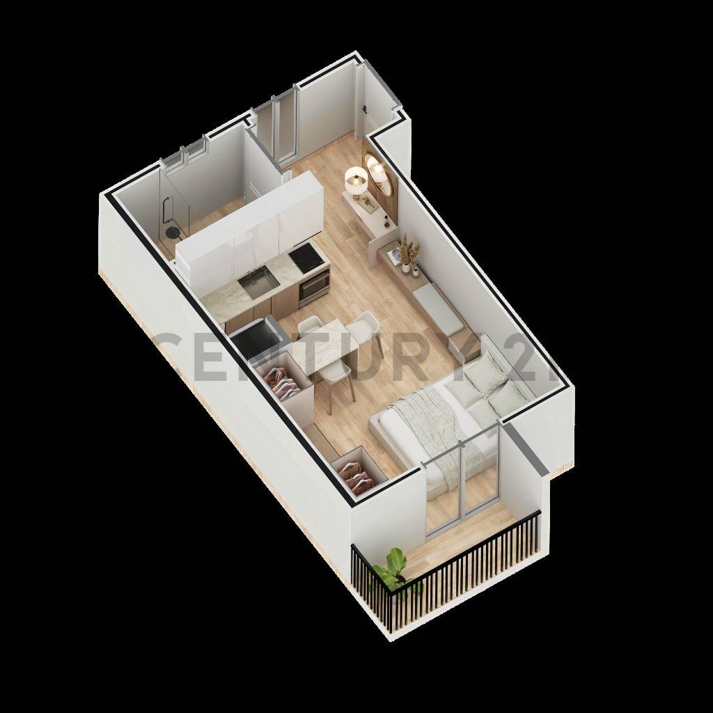 Oportunidad de Inversión: Departamento Monoambiente en Pozo en Edificio Sunset Santa Teresa, Ycuá Satí, Asunción. Ubicado estratégicamente sobre Concejal Vargas casi Austria. Terreno y Construcción de 27 m², 1 Dormitorio, 1 Baño. Precio US$ 41.877. — foto 3