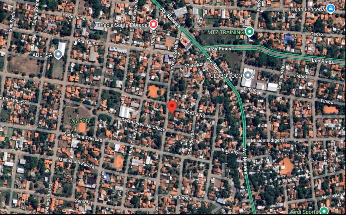 Vendo terreno 475 m2 en Luque Barrio Laurelty Fracción Santa Rosa — foto 2