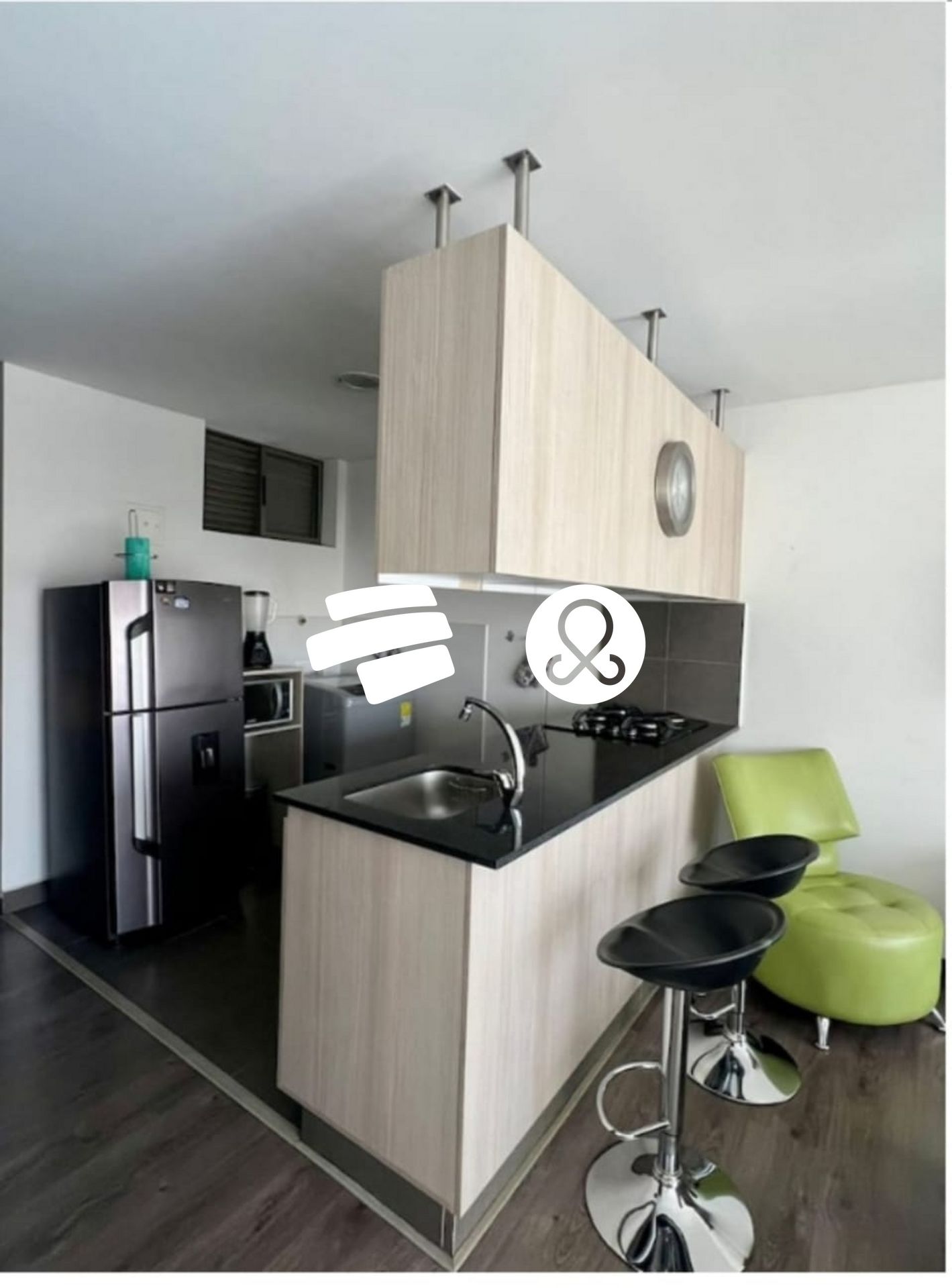 Apartamento de 1 alcoba en venta en Llano Grande, Rionegro, 35 m² · foto 2 de 8