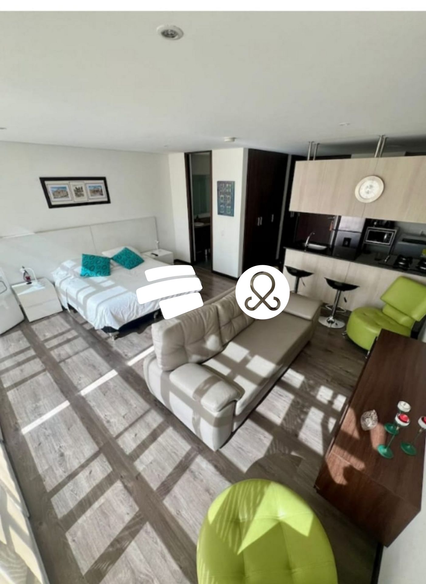 Apartamento de 1 alcoba en venta en Llano Grande, Rionegro, 35 m² · foto 4 de 8