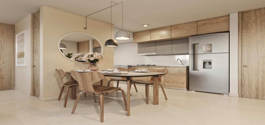 Apartamento de 2 alcobas en venta en Santa Ana, Palmira, 41 m² · foto 5 de 7