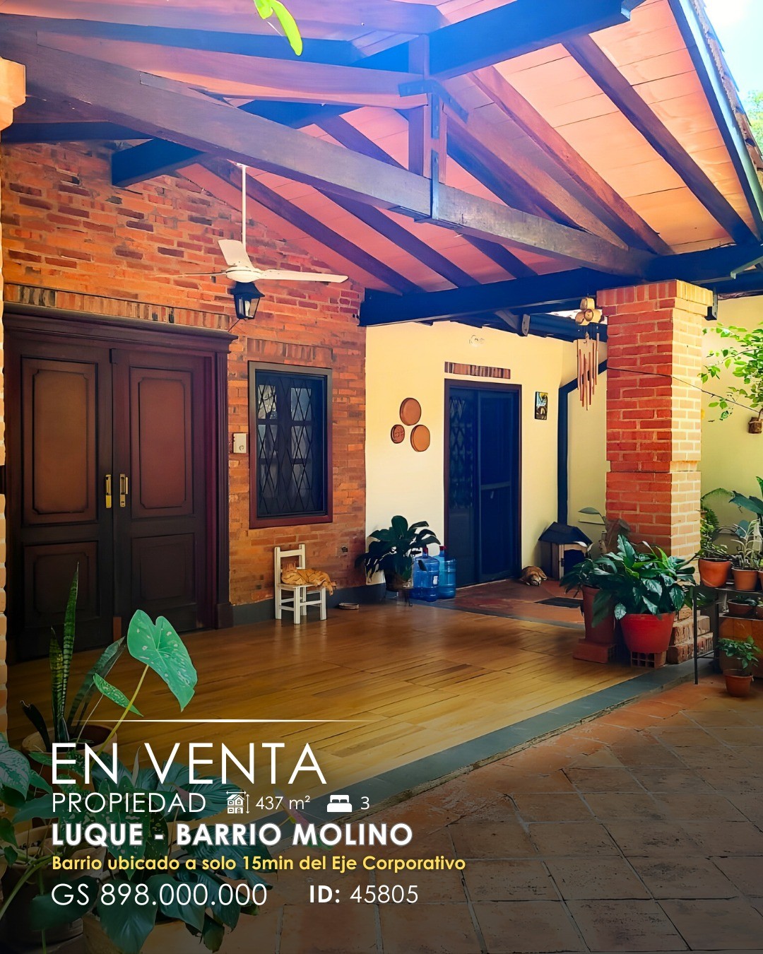 Vendo casa en Luque, Barrio Molino, a 15 min del Eje corporativo — foto 3