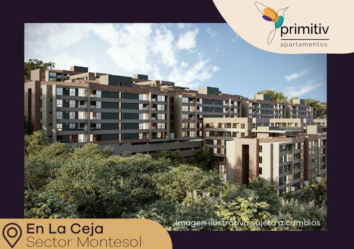 Apartamento de 3 alcobas en venta en El Tambo, La Ceja, 66 m² · foto 3 de 14