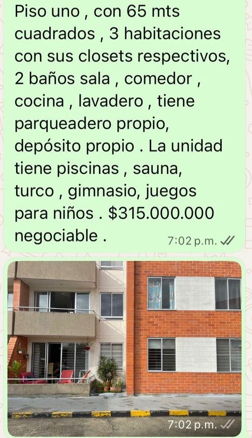 Apartamento de 3 alcobas en venta en El Bosque, Cali, 65 m² · foto 8 de 8