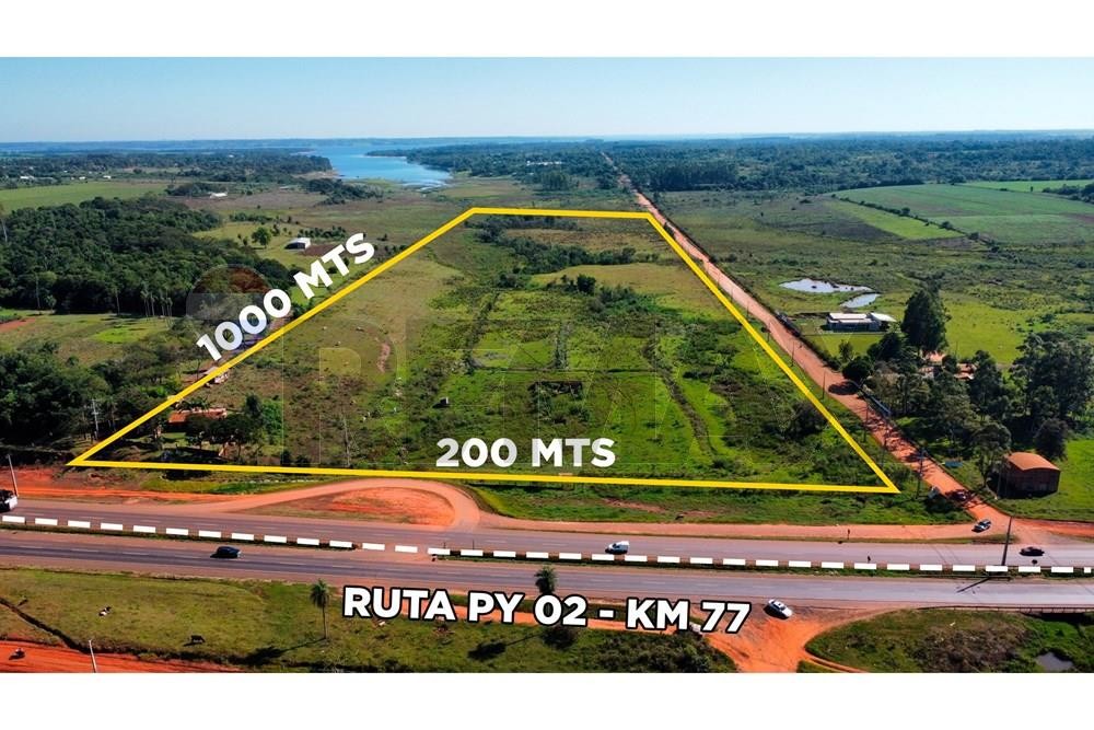 Terreno en Venta - 20 Hectáreas sobre Ruta PY02, Juan Emilio O'leary, Alto Paraná, Paraguay - OPORTUNIDAD ÚNICA DE INVERSIÓN ESTRATÉGICA - Propiedad con 20 Hectáreas sobre la Ruta Internacional PY-02, en la entrada de una ciudad turística. Valor: 450.000 — foto 2