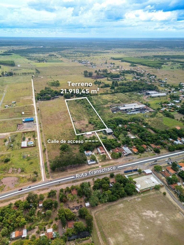 Vendo terreno 21918 m2 en Benjamín Aceval zona costa a metros de la Ruta Transchaco — foto 2