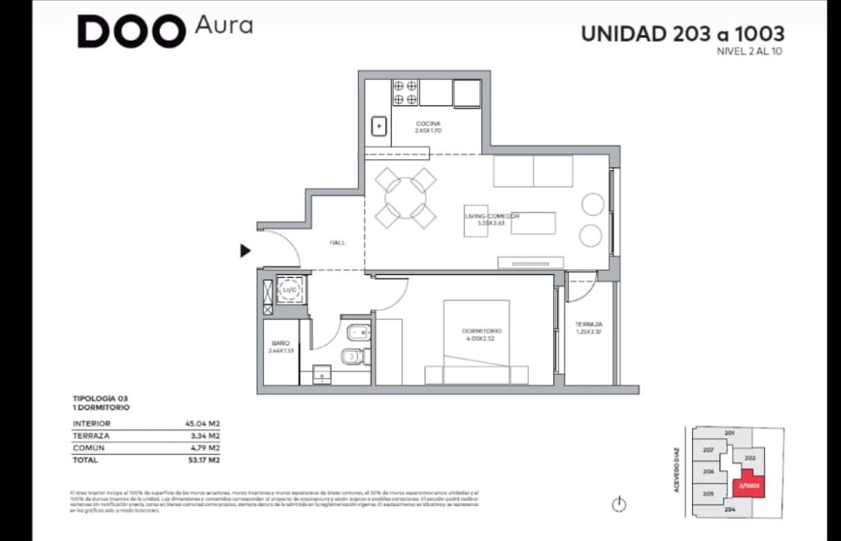 Venta 1 Dormitorio + Cochera - Cordón Sur - Vista 6