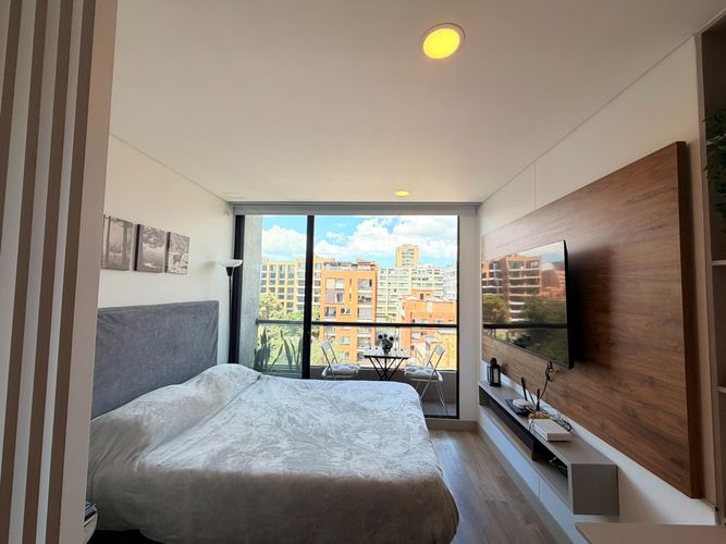 Apartaestudio en venta en Chico Norte, Bogotá, 26 m² · foto 3 de 21