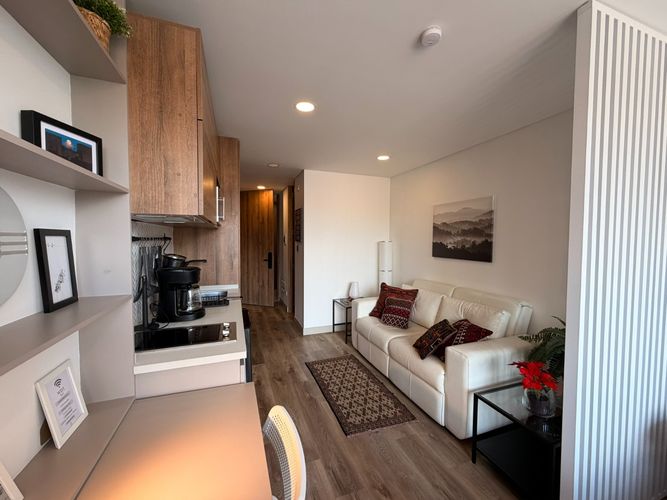 Apartaestudio en venta en Chico Norte, Bogotá, 26 m² · foto 7 de 21