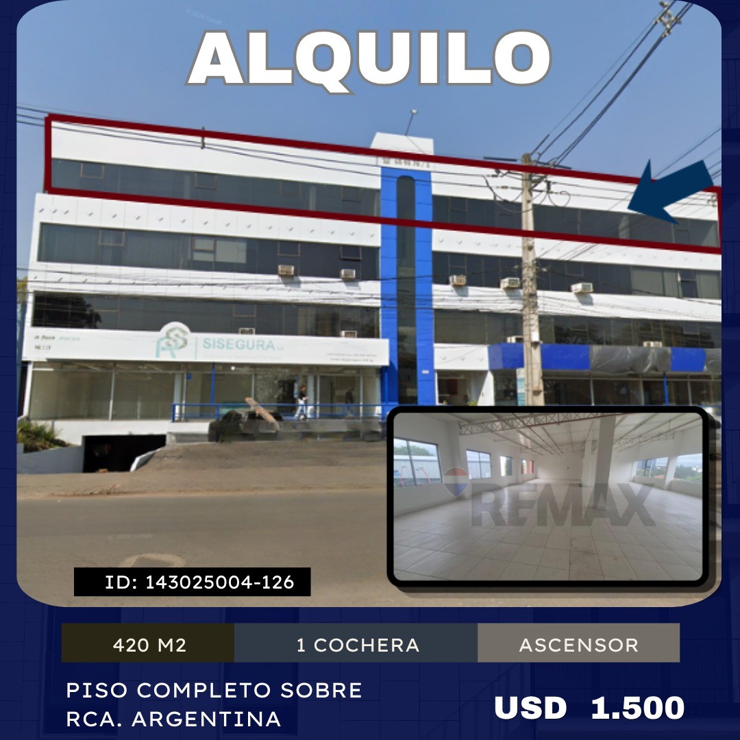 ALQUILO OFICINA CORPORATIVA SOBRE AVDA. RCA. ARGENTINA — foto 2