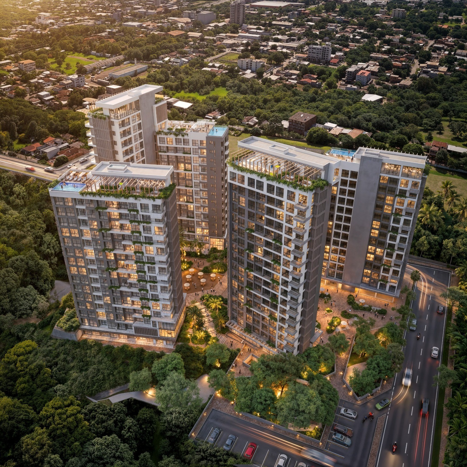 En venta departamento en Ciudad del Este - Zuba Plaza CDE - 1 dormitorio - 34 m2 — foto 3