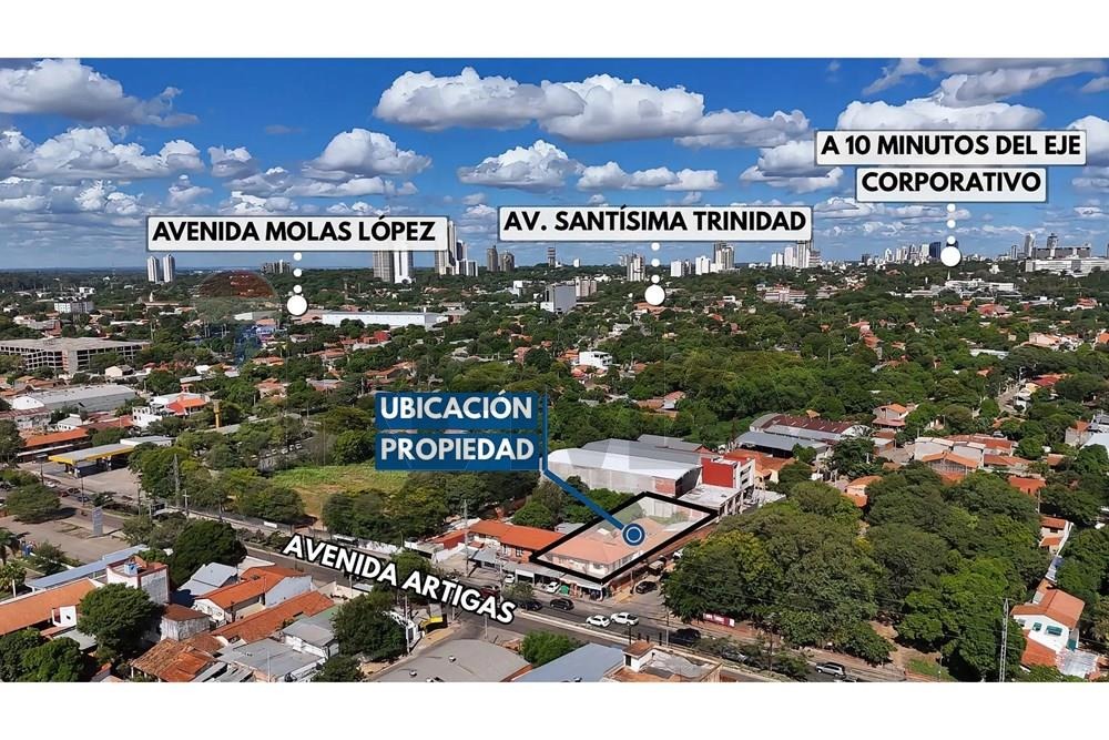AMPLIO TERRENO EN ESQUINA SOBRE LA AVENIDA ARTIGAS - ASUNCIÓN EN VENTA (1.059 m2) — foto 3