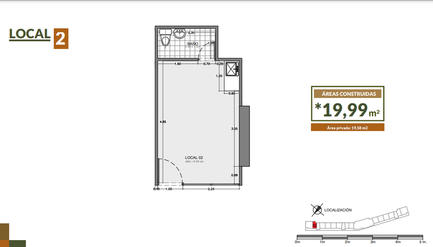 Local en venta en El Porvenir, Rionegro, 20 m² · foto 13 de 14